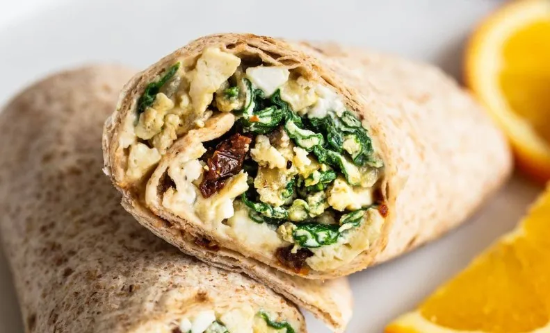 Breakfast Wrap - Spinach, Egg & Cheese