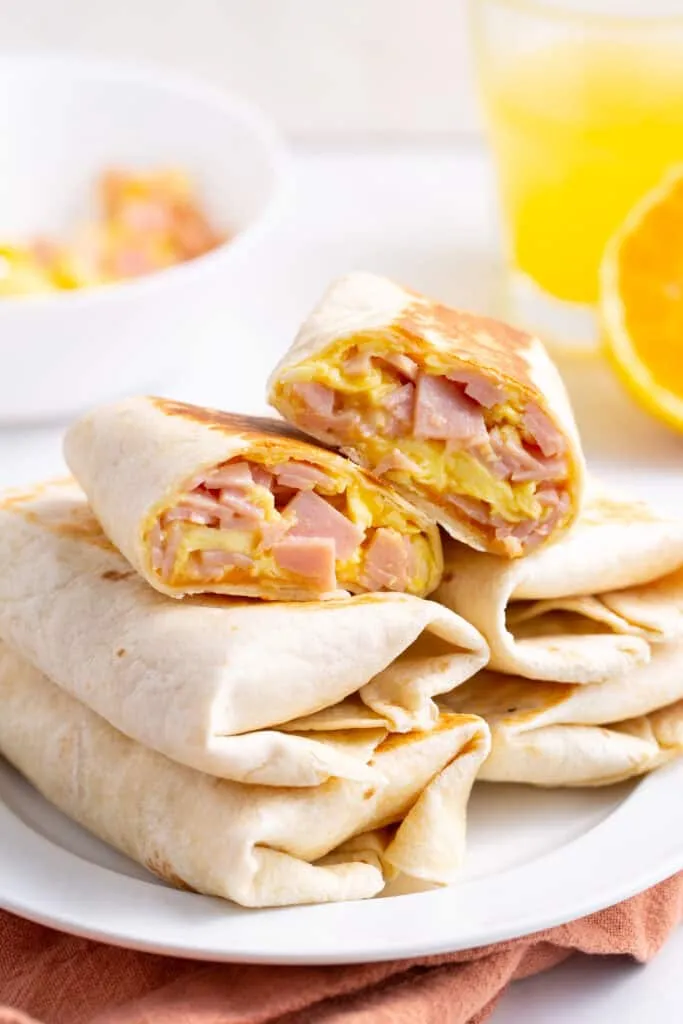 Breakfast Wrap- Ham and Egg