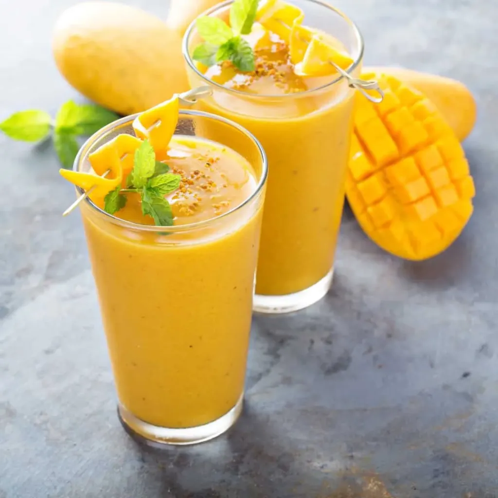 Peach Mango Ginger Smoothie