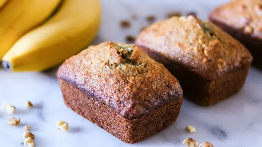 Banana Mini Loaf (No Walnuts)