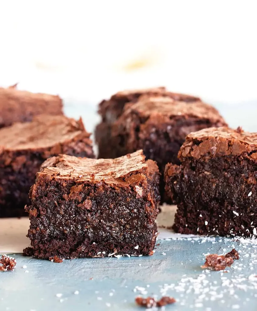 Coconut Chocolate Brownie Slice