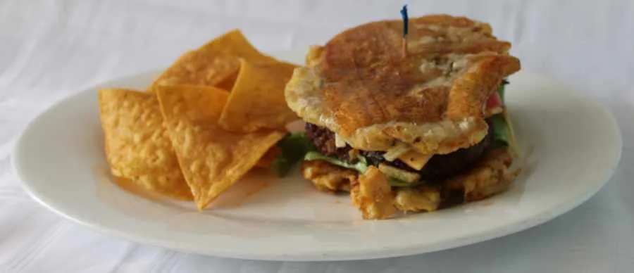 Plantain Burger - Beef (No Combo)