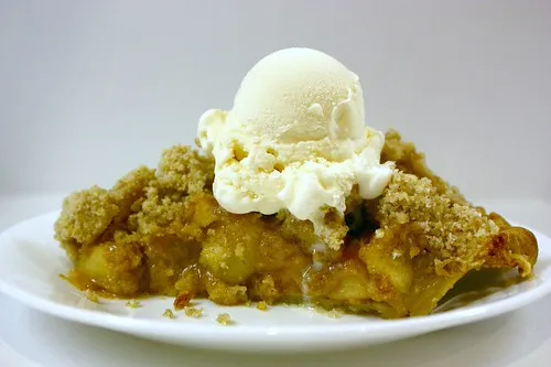 Apple Pineapple Pie Slice